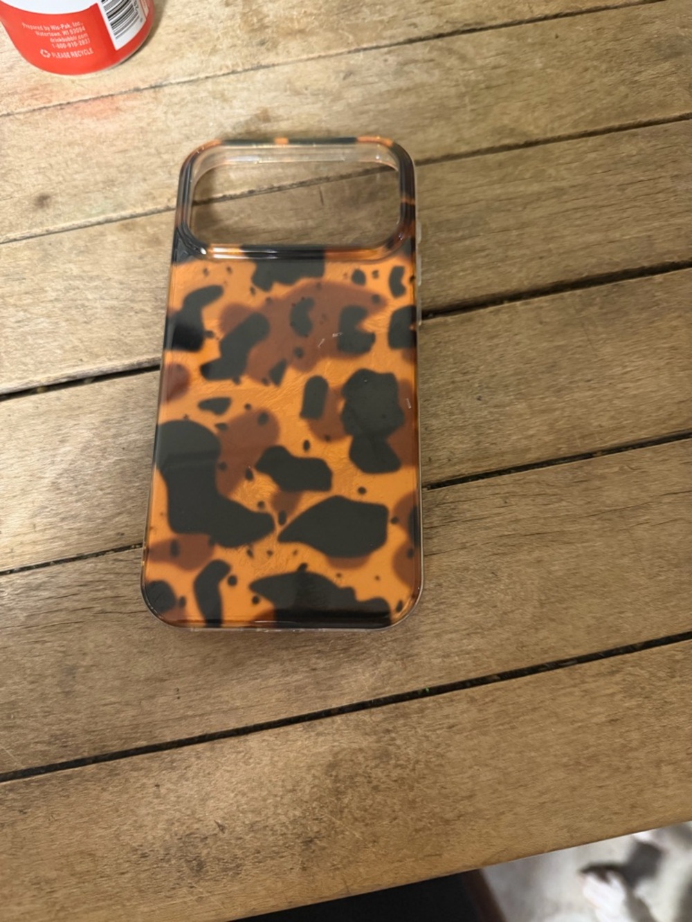 iPhone 17 pro max Leopard Print Orange & Black